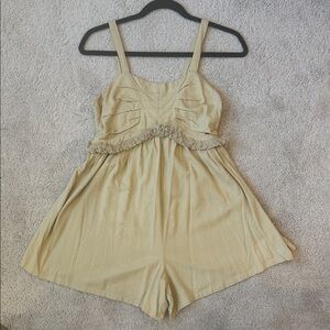 Habitual Girls Linen Romper